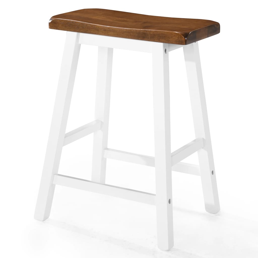 Juego De Mesa Alta Y Taburete De Cocina 5 Pzas Madera Maciza