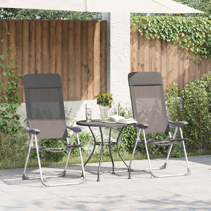 Sillas De Camping Plegables De Aluminio 2 Unidades