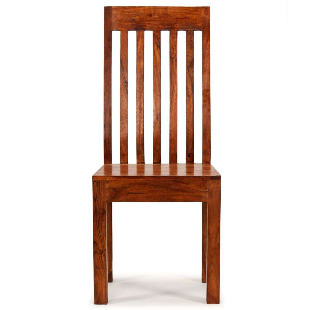 Sillas De Comedor 4 Unidades Madera Maciza Moderna
