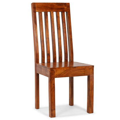 Sillas De Comedor 4 Unidades Madera Maciza Moderna