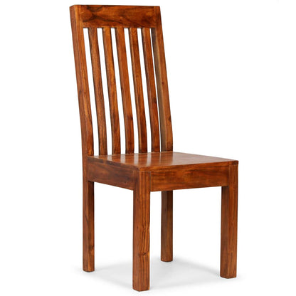 Sillas De Comedor 4 Unidades Madera Maciza Moderna