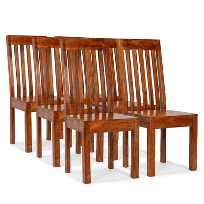 Sillas De Comedor 4 Unidades Madera Maciza Moderna