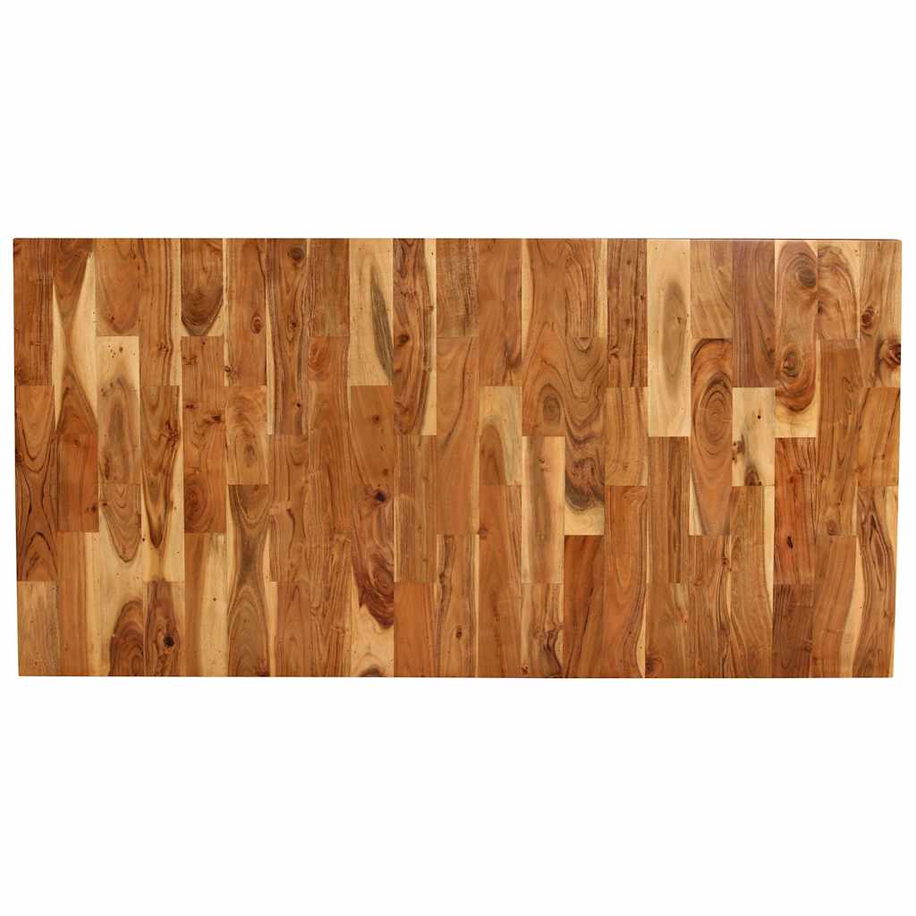 Juego De Mesas De Comedor 7 Uds Madera Maciza De Acacia Y Mango