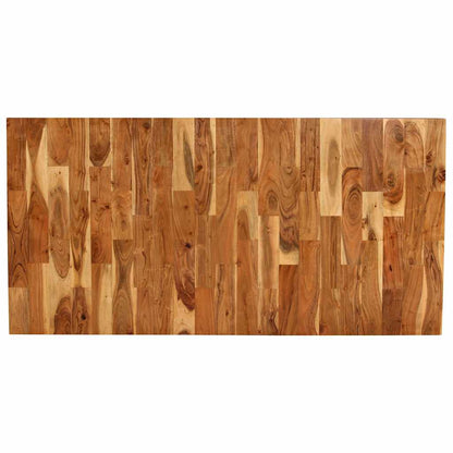 Juego De Mesas De Comedor 7 Uds Madera Maciza De Acacia Y Mango