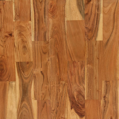 Juego De Mesas De Comedor 7 Uds Madera Maciza De Acacia Y Mango