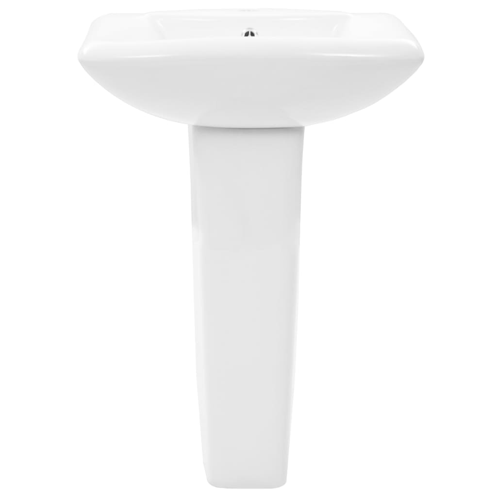 Lavabo De Pie De Cerámica Blanco 580X470X200 Mm