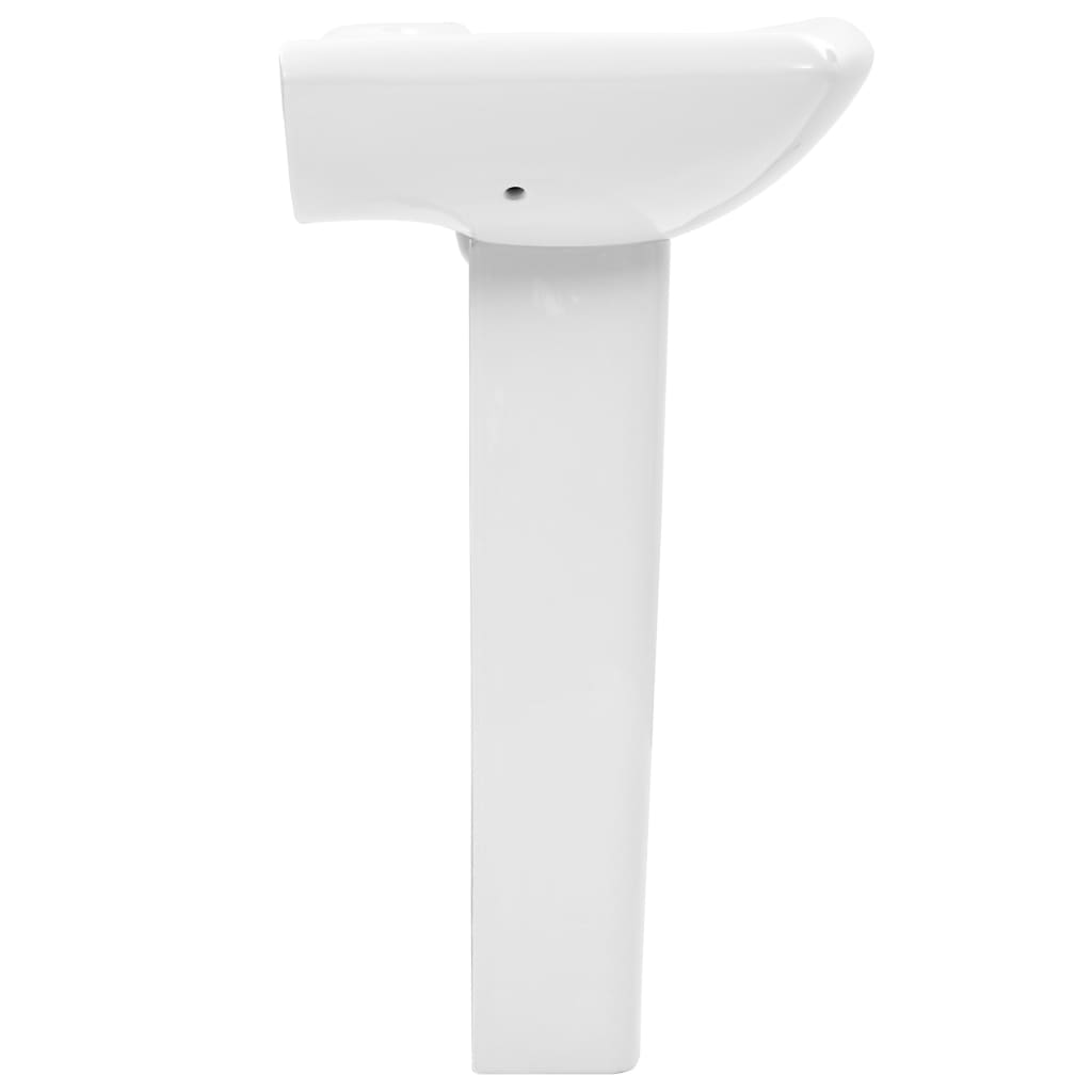 Lavabo De Pie De Cerámica Blanco 580X470X200 Mm