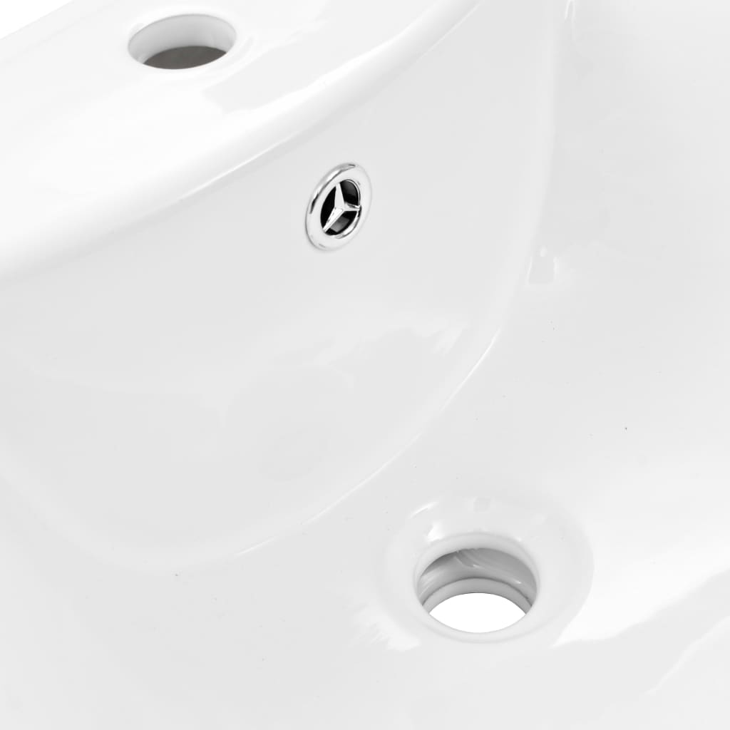 Lavabo De Pie De Cerámica Blanco 580X470X200 Mm
