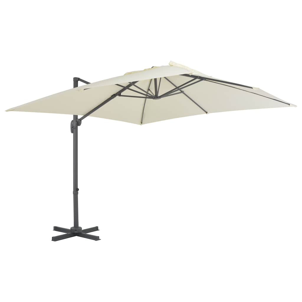Sombrilla De Jardín Voladiza Con Poste De Aluminio