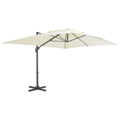 Sombrilla De Jardín Voladiza Con Poste De Aluminio