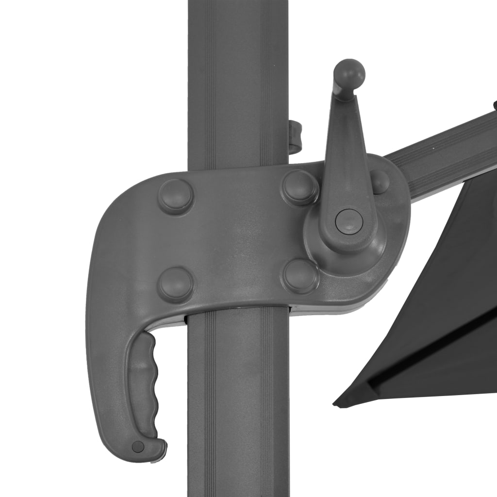 Sombrilla De Jardín Voladiza Con Poste De Aluminio