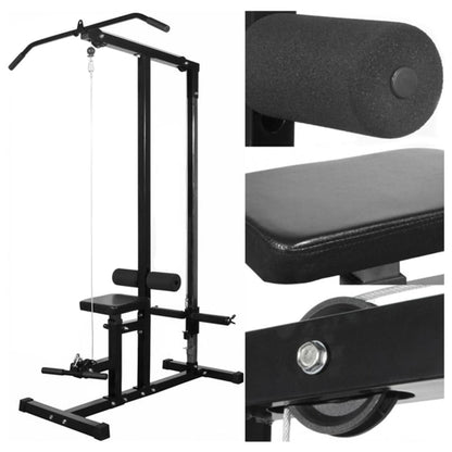 Máquina Musculación Power Tower Con Pesas Y Mancuernas