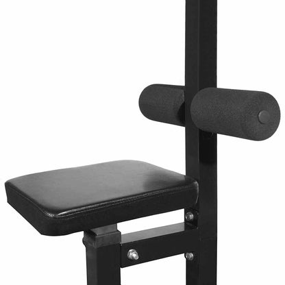 Máquina Musculación Power Tower Con Pesas Y Mancuernas