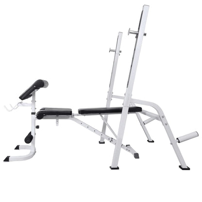Banco De Entrenamiento Con Soporte De Pesas Y Mancuernas 60,5Kg