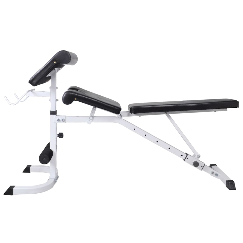 Banco De Entrenamiento Con Soporte De Pesas Y Mancuernas 60,5Kg