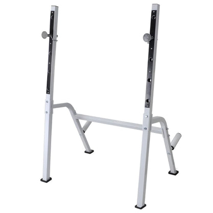 Banco De Entrenamiento Con Soporte De Pesas Y Mancuernas 60,5Kg