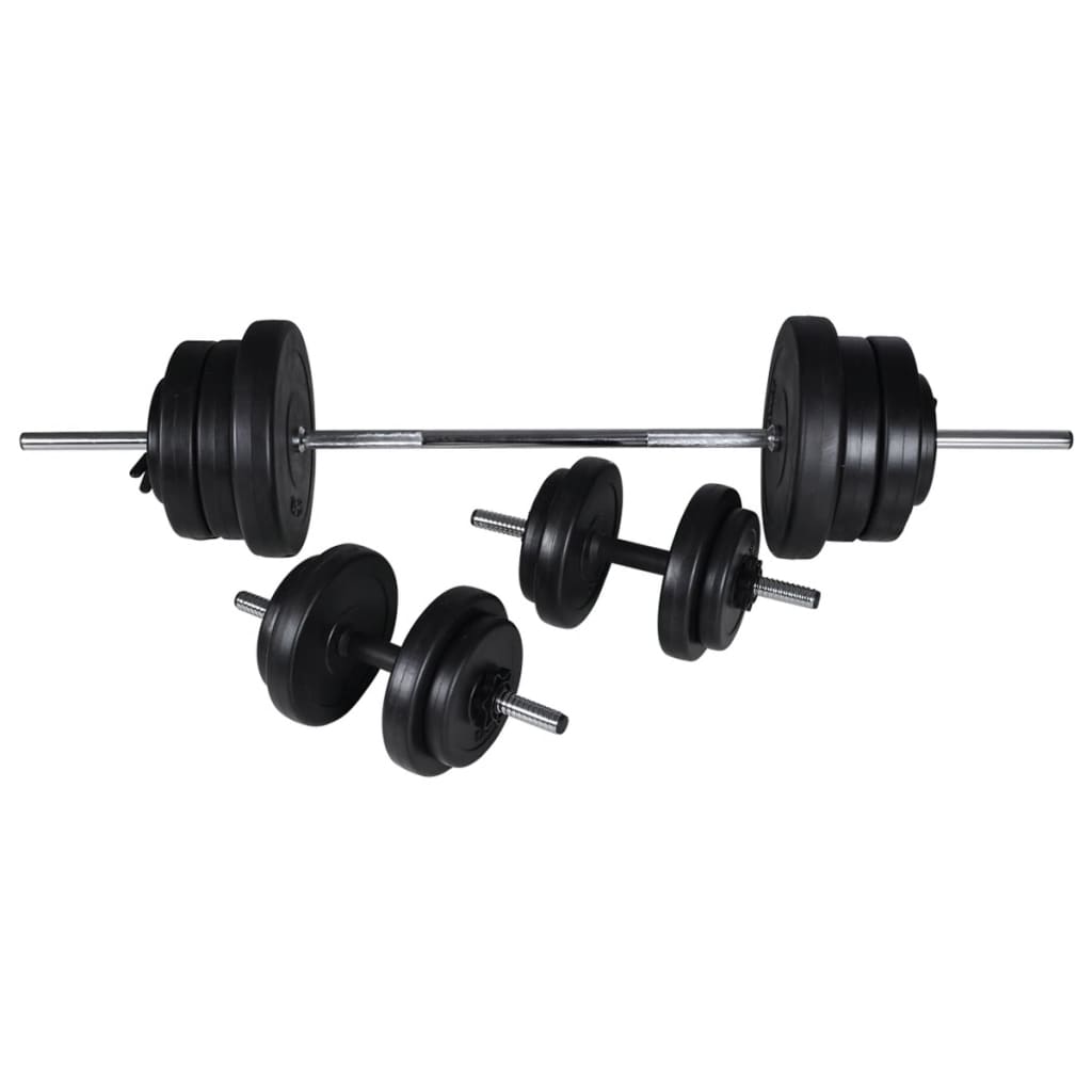 Banco De Entrenamiento Con Soporte De Pesas Y Mancuernas 60,5Kg
