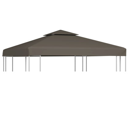 Toldo De Cenador 2 Niveles 310 G/M² 3X3 M Gris Topo
