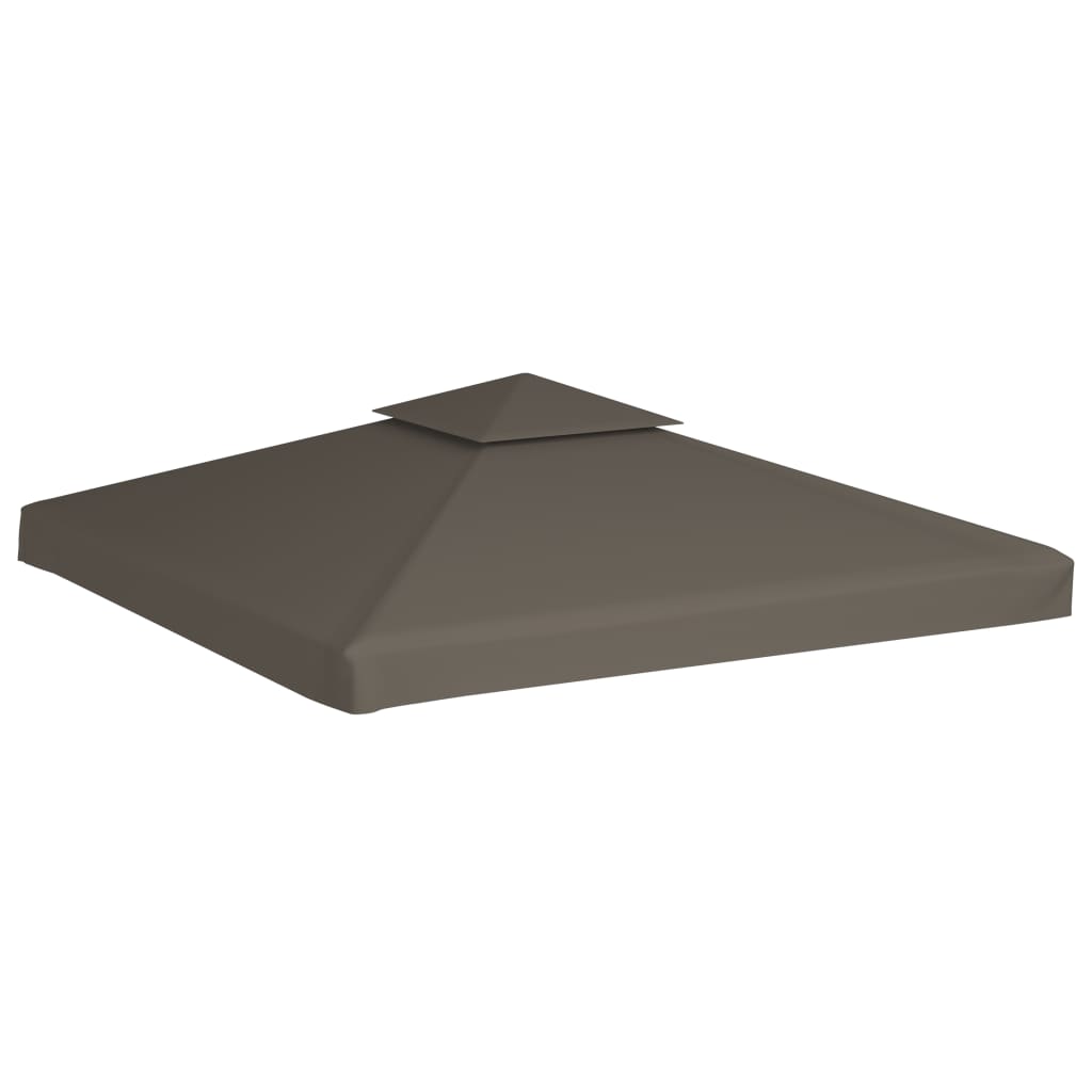 Toldo De Cenador 2 Niveles 310 G/M² 3X3 M Gris Topo