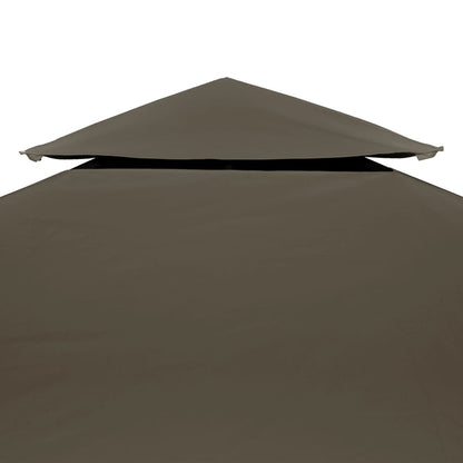Toldo De Cenador 2 Niveles 310 G/M² 3X3 M Gris Topo