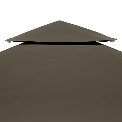 Toldo De Cenador 2 Niveles 310 G/M² 4X3 M Gris Topo