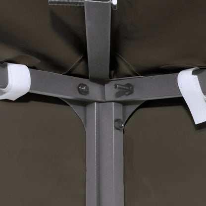 Toldo De Cenador 2 Niveles 310 G/M² 4X3 M Gris Topo