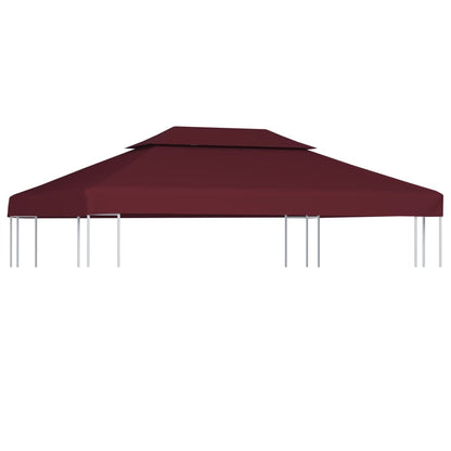 Toldo De Cenador 2 Niveles 310 G/M² 4X3 M Gris Topo