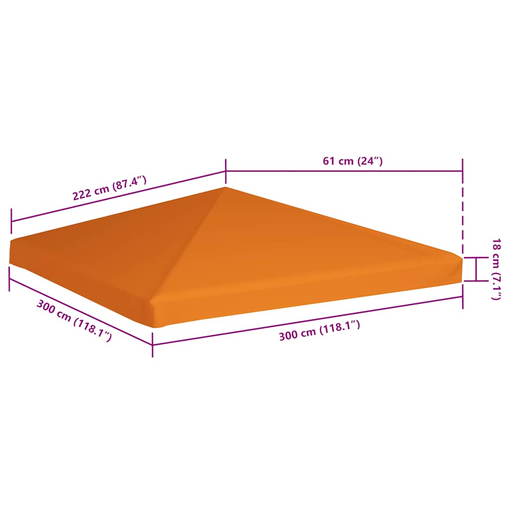 Toldo De Cenador 310 G/M² 3X3 M