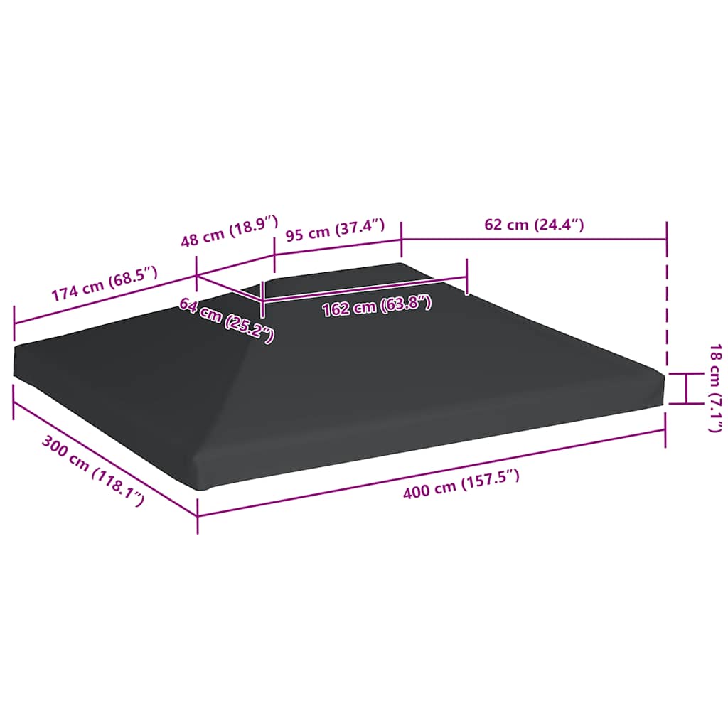 Toldo De Cenador 310 G/M² 4X3 M
