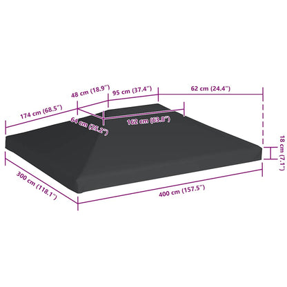 Toldo De Cenador 310 G/M² 4X3 M