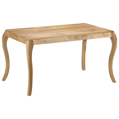 Mesa De Comedor De Madera Maciza De Mango