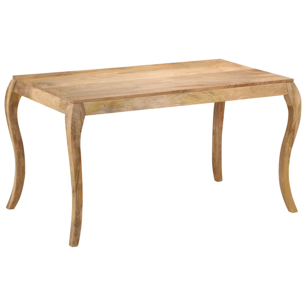 Mesa De Comedor De Madera Maciza De Mango