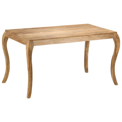 Mesa De Comedor De Madera Maciza De Mango