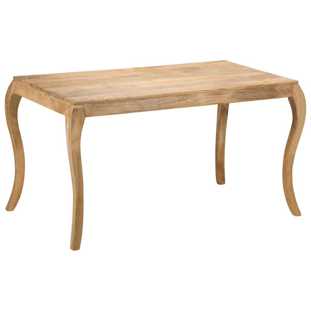 Mesa De Comedor De Madera Maciza De Mango