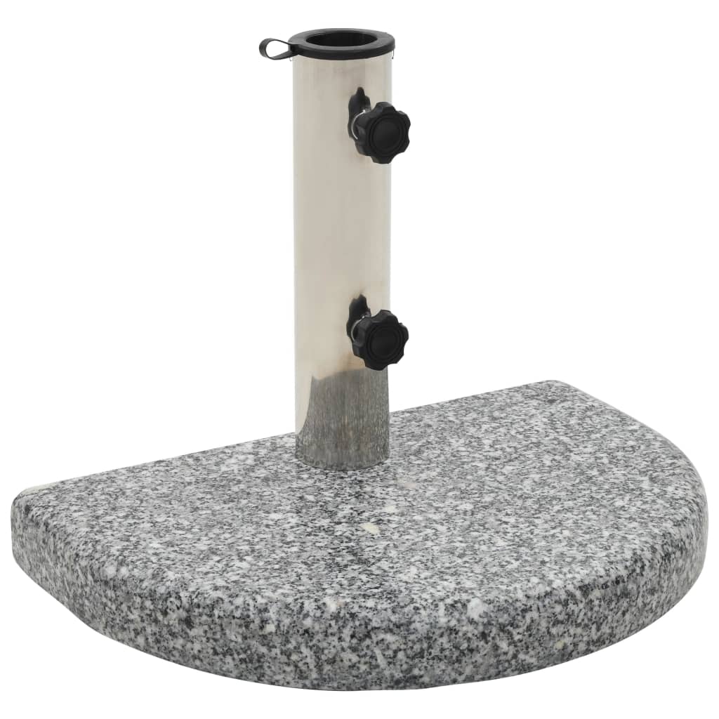 Base De Sombrilla De Granito Semicircular 10 Kg