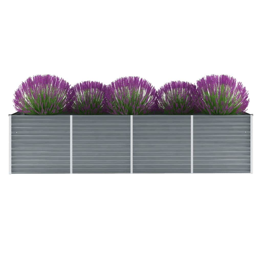 Jardinera Elevada De Acero Galvanizado