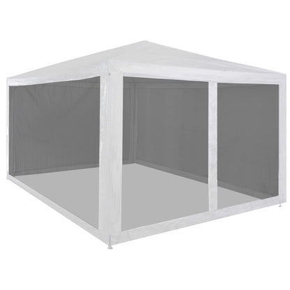 Carpa Para Fiestas 8 Paredes De Malla Hdpe Gris