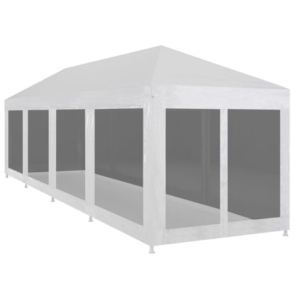 Carpa Para Fiestas 8 Paredes De Malla Hdpe Gris