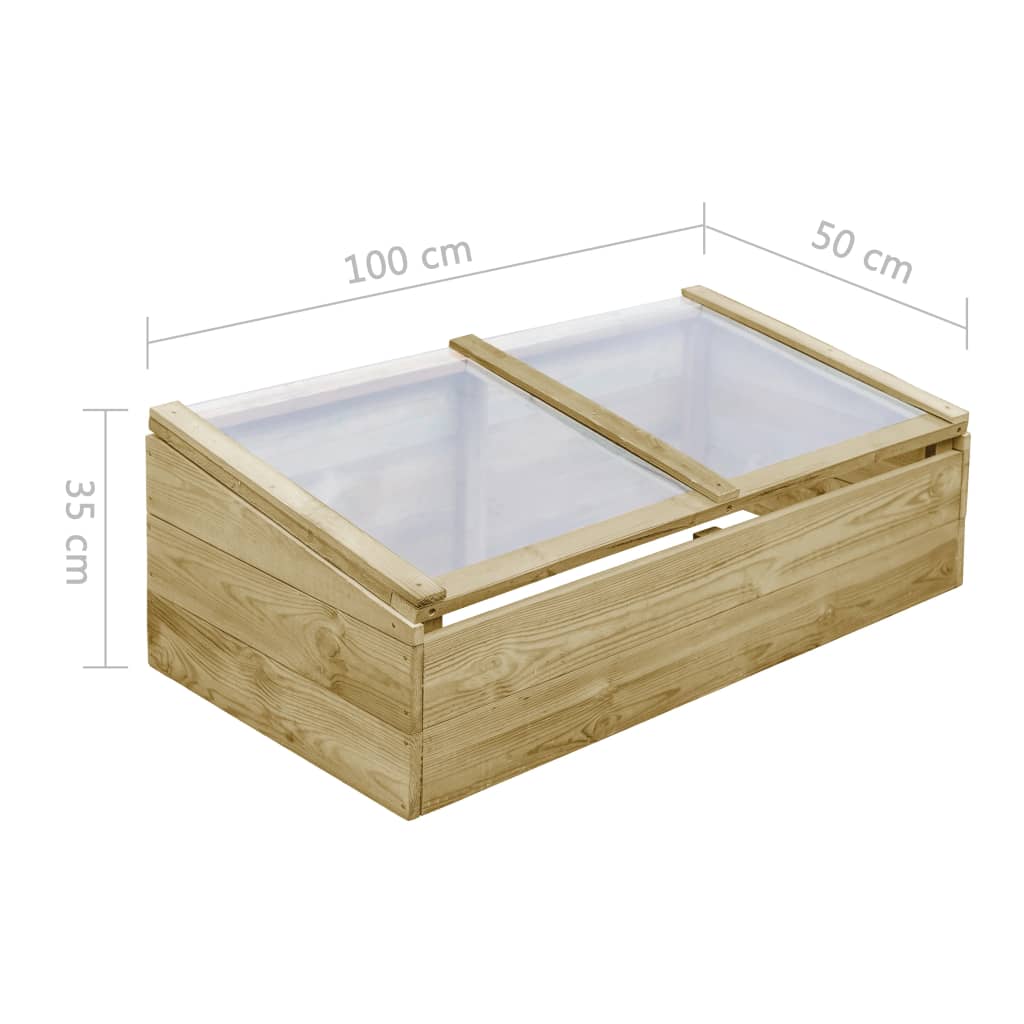 Invernadero De Madera De Pino Impregnada