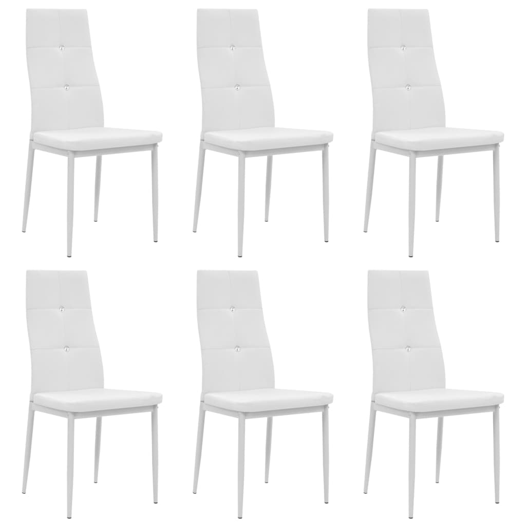 Sillas De Comedor 4 Unidades Cuero Sintético