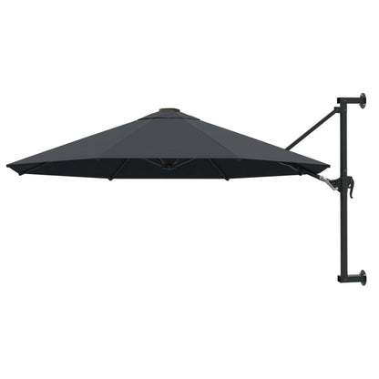 Sombrilla De Pared Con Barra De Metal 300 Cm