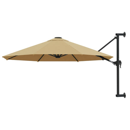 Sombrilla De Pared Con Barra De Metal 300 Cm