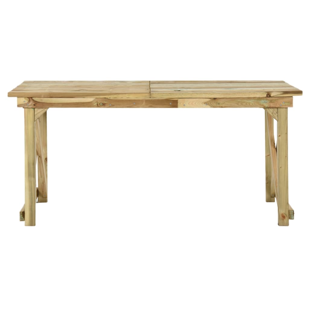 Mesa De Jardín De Madera