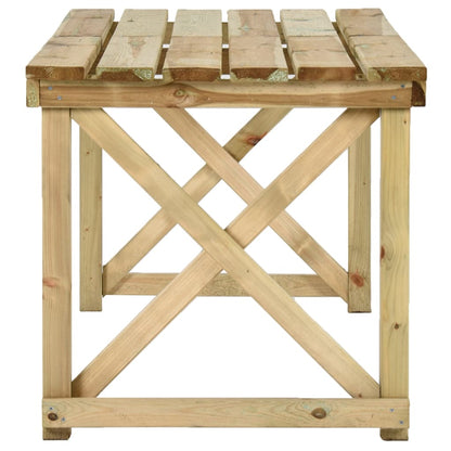 Mesa De Jardín De Madera