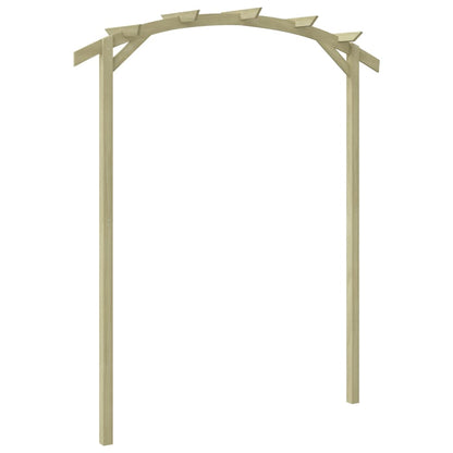 Pérgola De Jardín Madera De Pino Impregnada 180X210X40 Cm