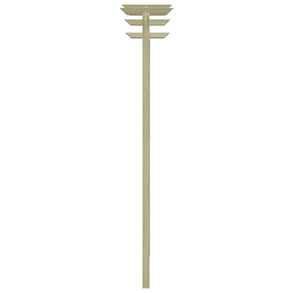 Pérgola De Jardín Madera De Pino Impregnada 180X210X40 Cm