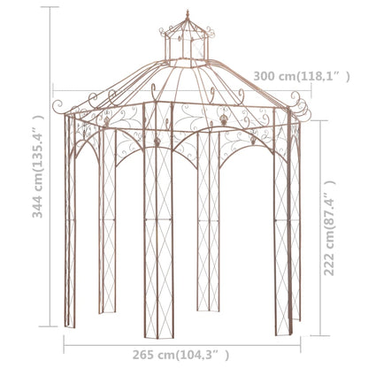 Pérgola De Jardín Antiguo Hierro