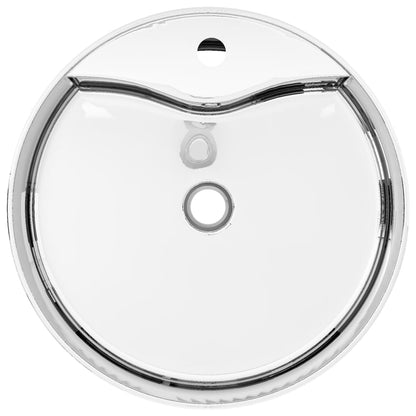 Lavabo Con Rebosadero 46,5X15,5 Cm Cerámica