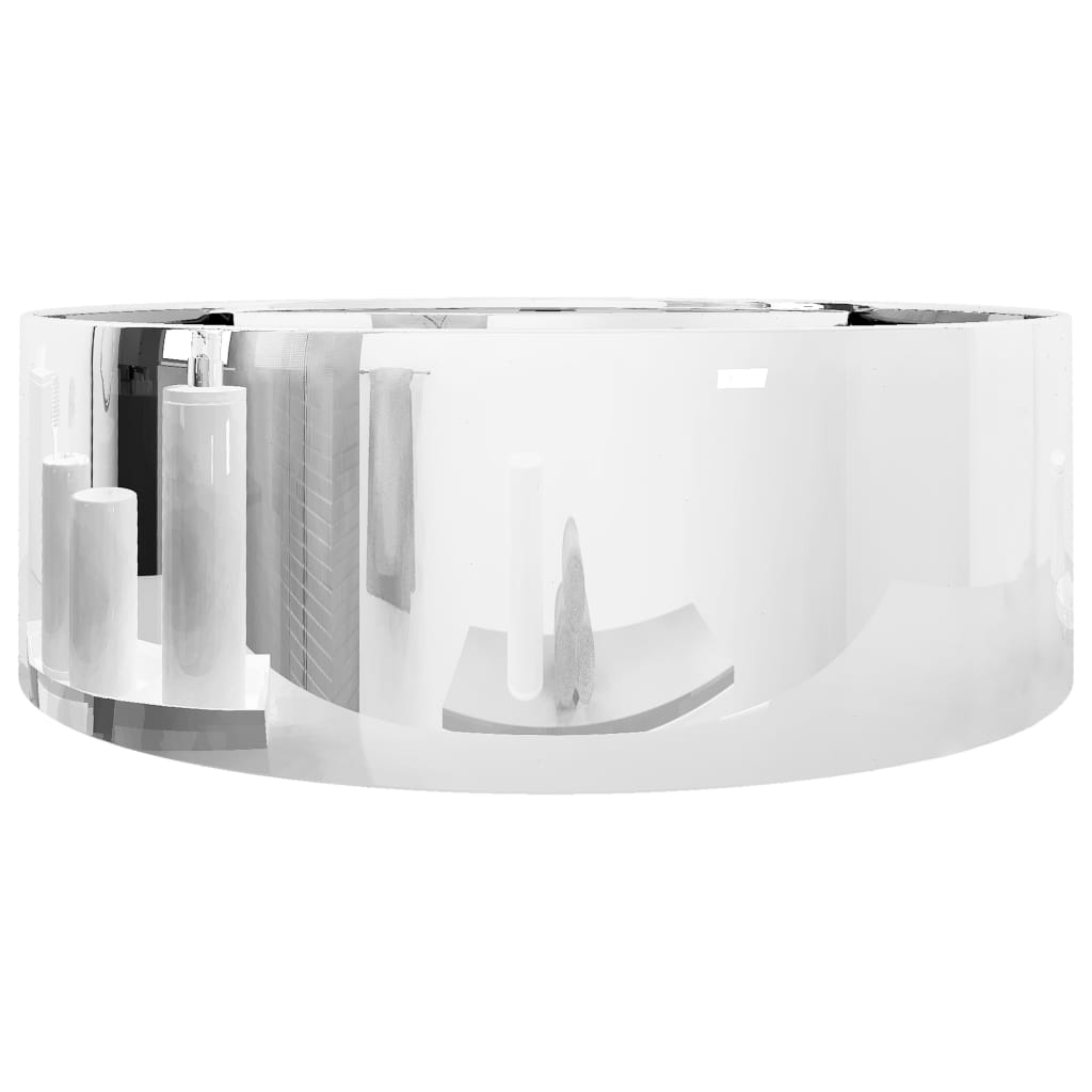 Lavabo Con Rebosadero 46,5X15,5 Cm Cerámica