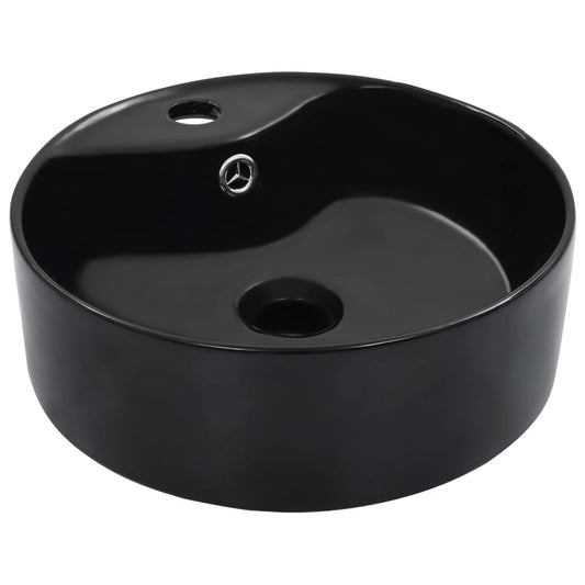 Lavabo Con Rebosadero 36X13 Cm Cerámica